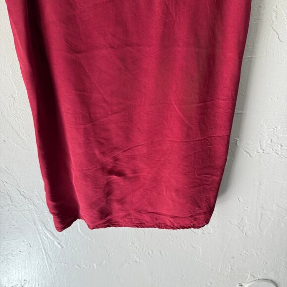 Scotch & Soda‎ Red Cami Tank Top Small Viscose Modal Blend Adjustable Straps - Picture 4 of 8